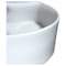 Anzzi Vitruvius Ceramic Vessel Sink in White LS-AZ129 - alternate 1